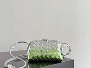 Fortok Bottega Veneta Concert Pouch Fresh Mint/ Silver 18.5*11.5*8.5cm  - 1