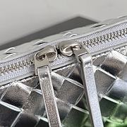 Fortok Bottega Veneta Concert Pouch Fresh Mint/ Silver 18.5*11.5*8.5cm  - 2