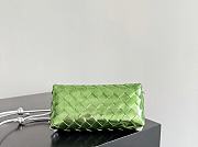 Fortok Bottega Veneta Concert Pouch Fresh Mint/ Silver 18.5*11.5*8.5cm  - 5