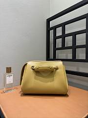 Fortok Loewe Madrid bag in calfskin Mini Bag Yellow 23.5 x 10 x 19 cm - 5