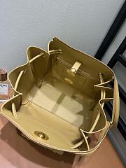 Fortok Loewe Madrid bag in calfskin Small Bag Yellow 29 x 11 x 23 cm  - 6