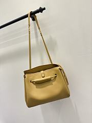 Fortok Loewe Madrid bag in calfskin Yellow 33 x 12 x 24 cm - 4