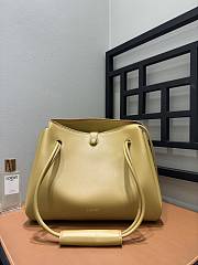 Fortok Loewe Madrid bag in calfskin Yellow 33 x 12 x 24 cm - 3