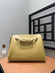 Fortok Loewe Madrid bag in calfskin Yellow 33 x 12 x 24 cm - 2