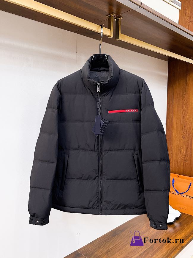 Fortok Prada Re-Nylon puffer jacket in black - 1
