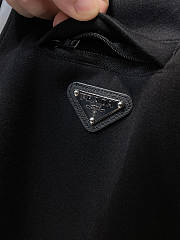 Fortok Prada Sleeveless Drawstring Jacket Black  - 5