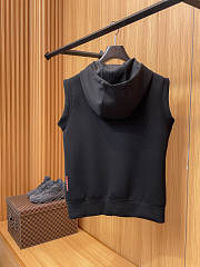 Fortok Prada Sleeveless Drawstring Jacket Black  - 2