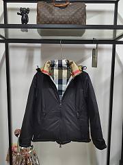 Fortok Burberry Reversible down jacket Brown/ Black  - 3
