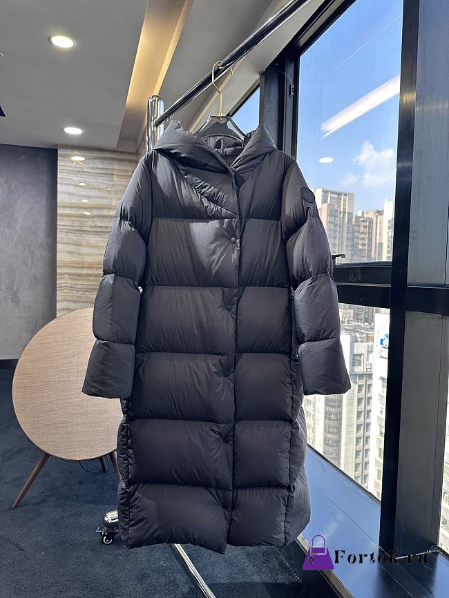 Fortok Canada Goose Winter Long Jacket Black - 1