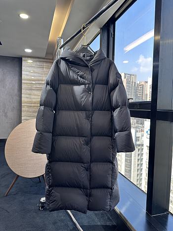 Fortok Canada Goose Winter Long Jacket Black