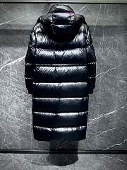 Fortok Moncler Cavettaz long down jacket Black/Pink - 4