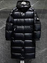 Fortok Moncler Cavettaz long down jacket Black - 1