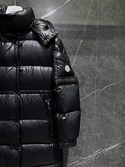 Fortok Moncler Cavettaz long down jacket Black - 3