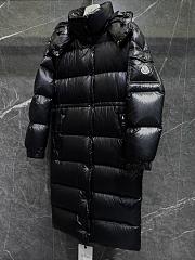 Fortok Moncler Cavettaz long down jacket Black - 4