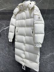 Fortok Moncler Cavettaz long down jacket White - 2
