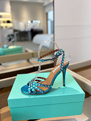 Fortok Tequila Sandal 105 Shiny Blue - 6