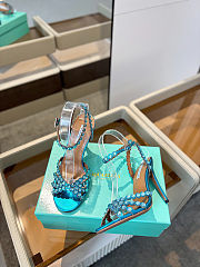 Fortok Tequila Sandal 105 Shiny Blue - 3