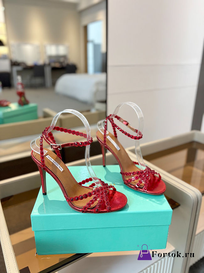 Fortok Tequila Sandal 105 Shiny Red - 1