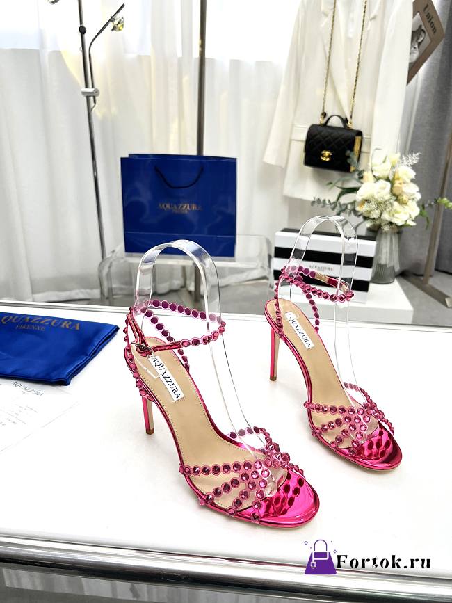 Fortok Tequila Sandal 105 Shiny Pink - 1