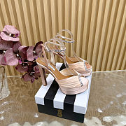 Fortok Aquazzura Be Mine Plateau 130 sandals Rose Gold 13.5cm heels - 2