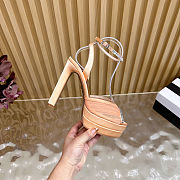 Fortok Aquazzura Be Mine Plateau 130 sandals Gold 13.5cm heels - 2