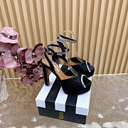 Fortok Aquazzura Be Mine Plateau 130 sandals Black 13.5cm heels - 1