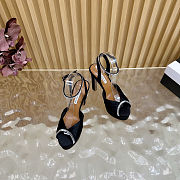 Fortok Aquazzura Be Mine Plateau 130 sandals Black 13.5cm heels - 4