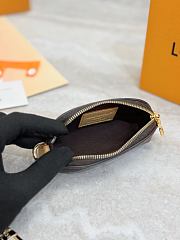 Fortok Louis Vuitton Cosmetic Lipstick Pouch M25694 11 x 6 x 3.3 cm - 5