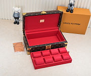 Fortok Louis Vuitton Coffret 8 Montres Rouge Fusion M10261 35 x 20.5 x 13.5 cm - 4