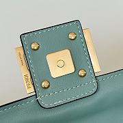 Fortok Fendi Baguette FF Logo Banana Blue 19×5×12cm - 2