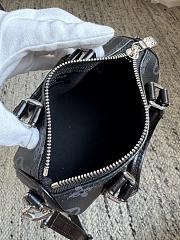 Fortok Louis Vuitton Nana Speedy Black In Silver Hardware 10 x 7.5 x 16cm - 2