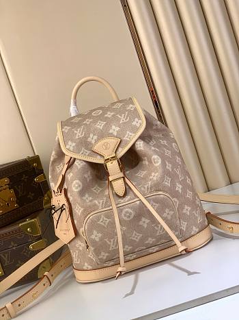 Fortok Louis Vuitton Montsouris backpack Meowgram 30 x 18 x 28cm