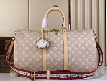 Fortok Louis Vuitton Keepall Bandoulière 45 Meowgram 27 x 20 x 45 cm