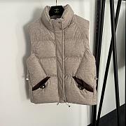 Fortok Loro Piana new warm three-piece suit Beige  - 5