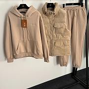 Fortok Loro Piana three-piece suit Beige - 1