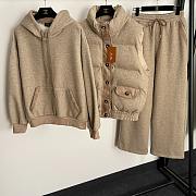 Fortok Loro Piana three-piece suit Beige 01 - 1