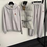 Fortok Loro Piana three-piece suit Grey 02  - 1