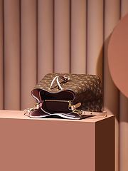 Fortok Louis Vuitton NéoNoé MM bag in Monogram canvas with a pink interior and trim 26*26*17.5cm - 6