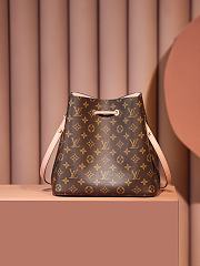 Fortok Louis Vuitton NéoNoé MM bag in Monogram canvas with a pink interior and trim 26*26*17.5cm - 3