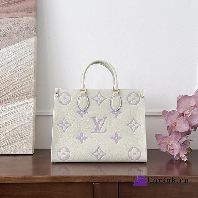 Fortok Louis Vuitton OnTheGo tote bag Purple 35x27x14cm - 1