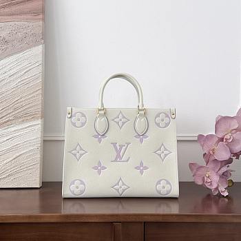 Fortok Louis Vuitton OnTheGo tote bag Purple 35x27x14cm