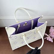 Fortok Louis Vuitton OnTheGo tote bag Purple 35x27x14cm - 4