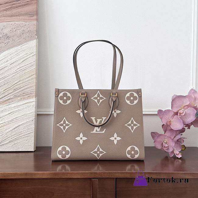 Fortok Louis Vuitton OnTheGo tote bag Brown 35x27x14cm - 1