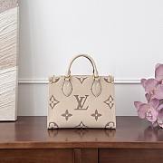 Fortok Louis Vuitton OnTheGo tote bag Beige 35x27x14cm - 6