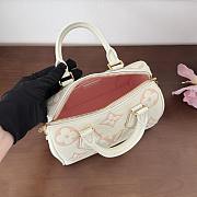 Fortok Louis Vuitton Speedy 20 White 20.5x13.5x12cm - 5