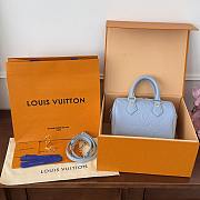 Fortok Louis Vuitton Speedy 20 Blue 20.5x13.5x12cm - 1