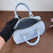 Fortok Louis Vuitton Speedy 20 Blue 20.5x13.5x12cm - 5