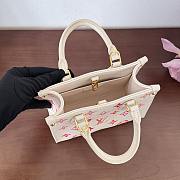 Fortok Louis Vuitton OnTheGo White Red 18x15x8.5cm - 4