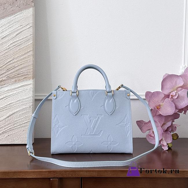 Fortok Louis Vuitton OnTheGo Blue 25x19x11.5cm - 1