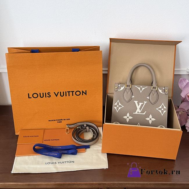 Fortok Louis Vuitton OnTheGo Brown 18x15x8.5cm - 1